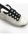 Mixed Fibers Velvet Calfskin Low Top Sneakers Ivory - CHANEL - BALAAN 6