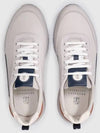 Leather Low-Top Sneakers Beige - BRUNELLO CUCINELLI - BALAAN 5