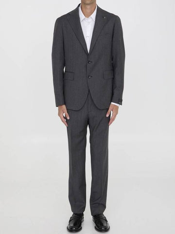 Two-piece virgin wool suit - TAGLIATORE - BALAAN 1