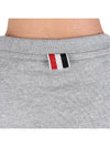 4 Bar Loopback Jersey Sweatshirt Light Grey - THOM BROWNE - BALAAN 10