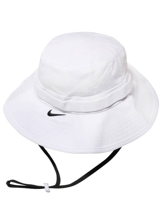 NIKE Team Dri-Fit Logo Bucket Hat White DH2415 100 - NIKE - BALAAN