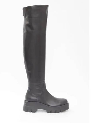 Gianvito Rossi MONTEY leather knee high boots 271087 - GIANVITO ROSSI - BALAAN 1