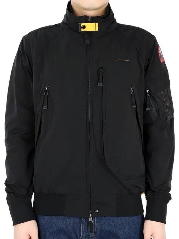 Men's FIRE SPRING Jacket Black PMJK MA02 541 - PARAJUMPERS - BALAAN 2