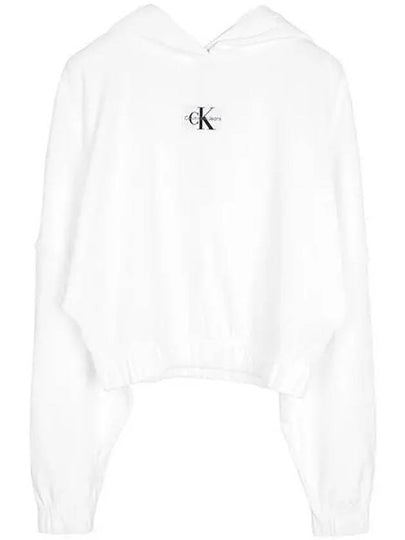 Monologo Hoodie White - CALVIN KLEIN - BALAAN 2