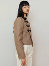 Crop Duffle Coat Jacket Beige - LESEIZIEME - BALAAN 5