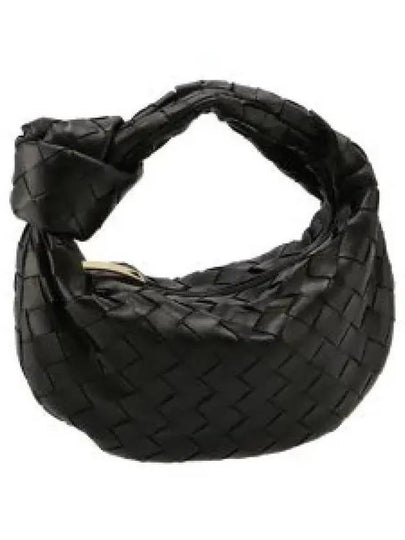 Jodie Intrecciato Small Tote Bag Black - BOTTEGA VENETA - BALAAN 2