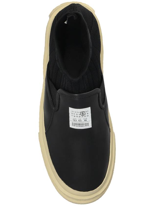 MM6 Maison Margiela Sneakers With Sock, Men's, Black - MAISON MARGIELA - BALAAN 6