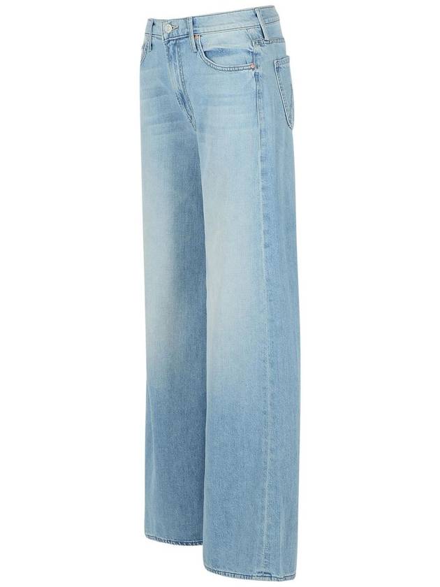 'The Undercover' Light Blue Wide Jeans In Cotton Denim Woman - MOTHER - BALAAN 2