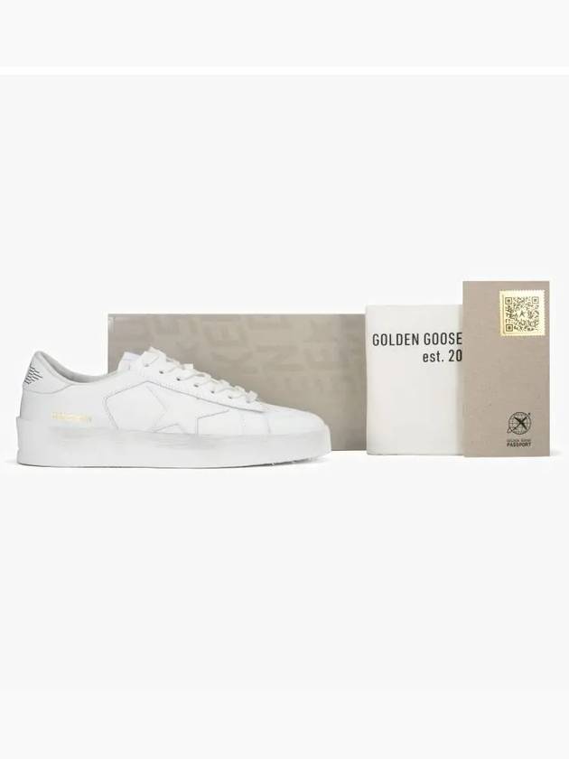 Stardan Leather Low Top Sneakers White - GOLDEN GOOSE - BALAAN 5