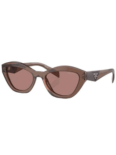 Eyewear Logo Sunglasses Brown - PRADA - BALAAN 1