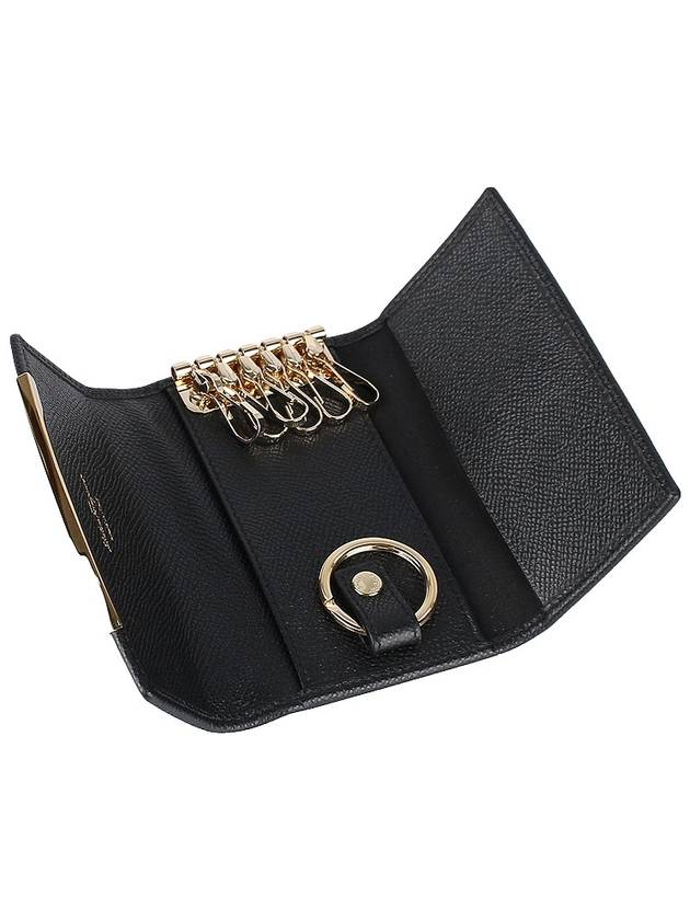 Gancini Key Holder Black - SALVATORE FERRAGAMO - BALAAN 10