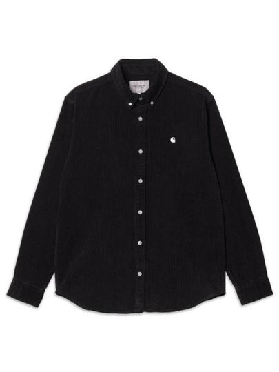 Madison Cord Long Sleeve Shirt Black - CARHARTT WIP - BALAAN 2