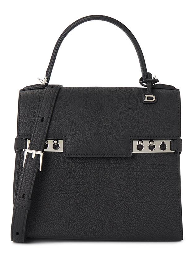 Tempete PM Krispy Tote Bag Black - DELVAUX - BALAAN 3