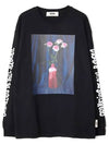 Fantastic Green Cotton Long Sleeve T-Shirt Black - MSGM - BALAAN 1