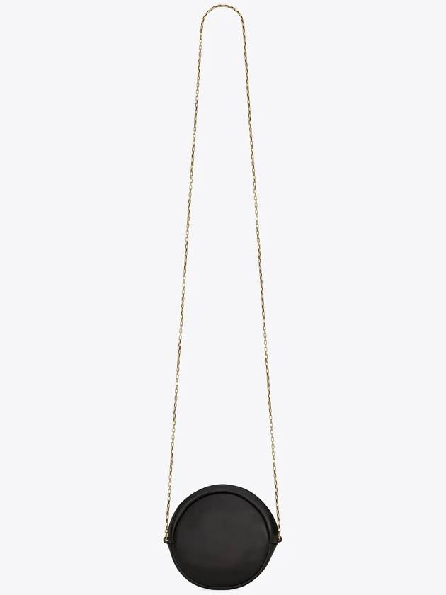 Round Pillow Cross Bag Black - SAINT LAURENT - BALAAN 3