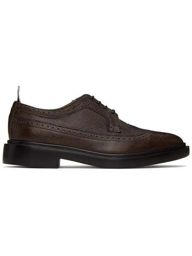 Classic Long Wing Leather Brogue Brown - THOM BROWNE - BALAAN 2