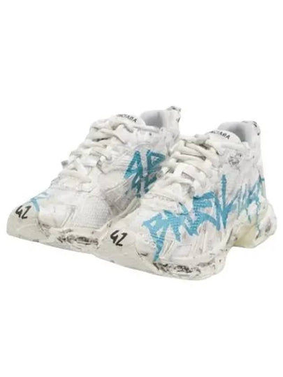 Runner Graffiti Low Top Sneakers White - BALENCIAGA - BALAAN 2