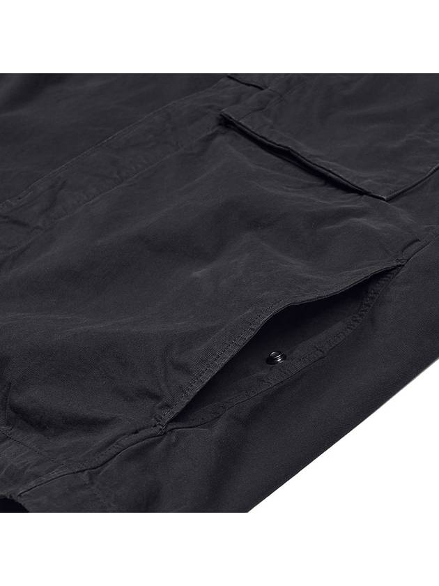 Lens Waffen Pocket Long Sleeve Shirt Black - CP COMPANY - BALAAN 10