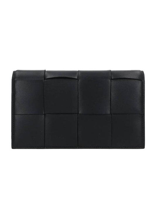 Intrecchio Strap Mini Cross Bag Black - BOTTEGA VENETA - BALAAN 1