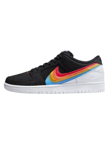 Polaroid SB Dunk Low Pro Low Top Sneakers QS Black - NIKE - BALAAN 1