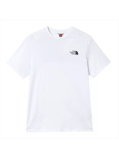 Men's Graphic Cotton Short Sleeve T-Shirt White - THE NORTH FACE - BALAAN 1