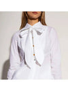 Tie Collar Shirt White - VIVIENNE WESTWOOD - BALAAN 4