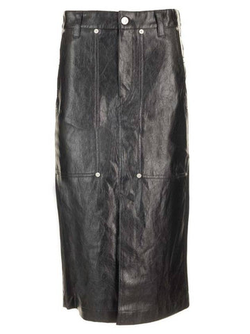 Angel midi H line skirt black - ISABEL MARANT ETOILE - BALAAN 1