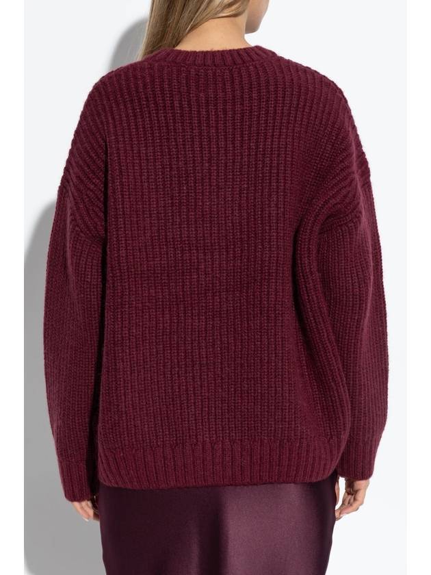 Anine Bing Sweater Sydney, Women's, Burgundy - ANINE BING - BALAAN 4