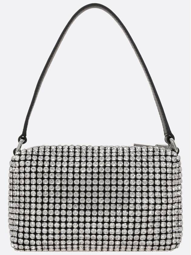 Heiress Crystal Mesh Pouch Bag Black White - ALEXANDER WANG - BALAAN 4