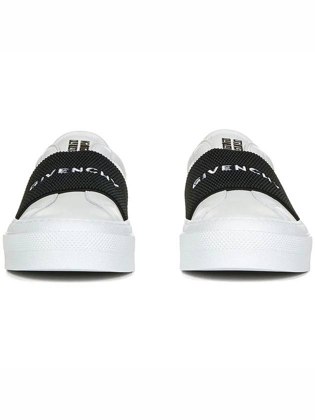 City Sports Logo Band Low Top Sneakers White - GIVENCHY - BALAAN 4
