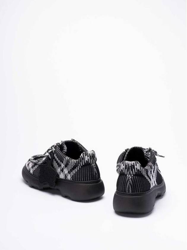 Check Round Toe Derby Black - BURBERRY - BALAAN 4