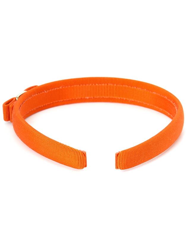 Vara Bow Headband Orange - SALVATORE FERRAGAMO - BALAAN 4