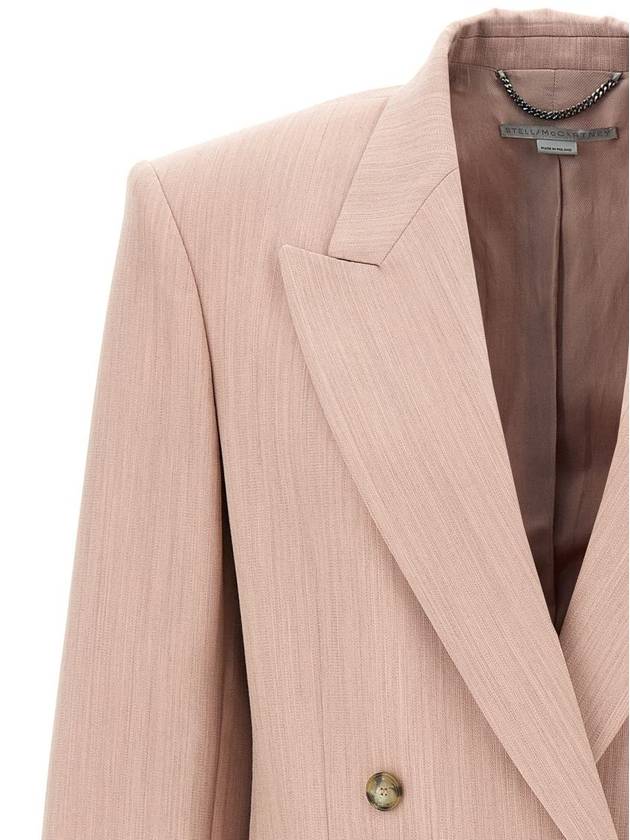 Stella McCartney Double-Breasted Wool Blazer - STELLA MCCARTNEY - BALAAN 3