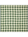 Houndstooth Silk Scarf Green - BURBERRY - BALAAN 1