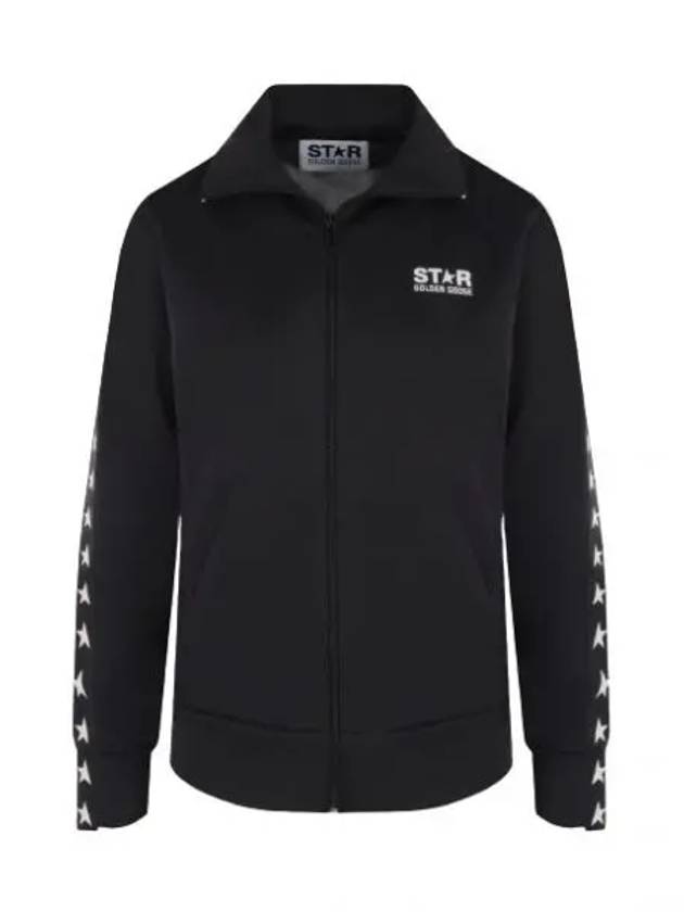 Star Logo Track Jacket Black - GOLDEN GOOSE - BALAAN 2