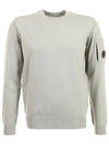 Men s Lens Wappen Merino Wool Knit Top Gray - CP COMPANY - BALAAN 2