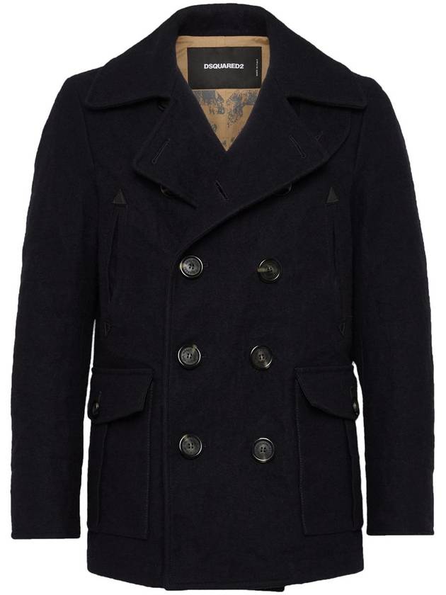 DSQUARED2 Double-Breasted Short Coat - DSQUARED2 - BALAAN 1