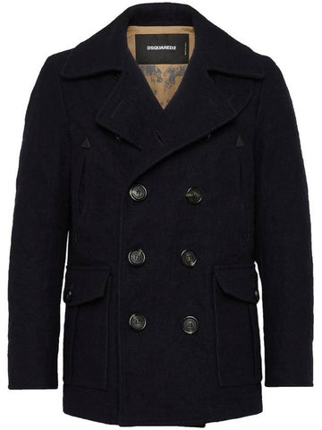 DSQUARED2 Double-Breasted Short Coat - DSQUARED2 - BALAAN 1