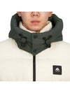 Logo Patch Hoodie Padding Vest White - MOOSE KNUCKLES - BALAAN 8