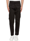 Cotton Poplin Straight Pants Black - MONCLER - BALAAN 2