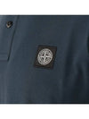 Men's Two Line Wappen Patch Short Sleeve Cotton Polo Shirt Green - STONE ISLAND - BALAAN 5