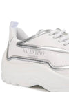 Gumboy Low-Top Sneakers Silver White - VALENTINO - BALAAN 8