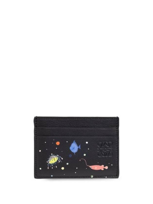 Tarjetero Liso Deep Sea Card Wallet Black - LOEWE - BALAAN 2