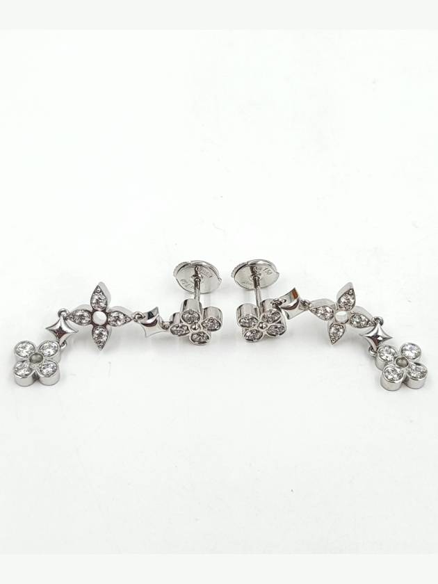 Women s Dantel One Raw Diamond Earrings 3974 - LOUIS VUITTON - BALAAN 11