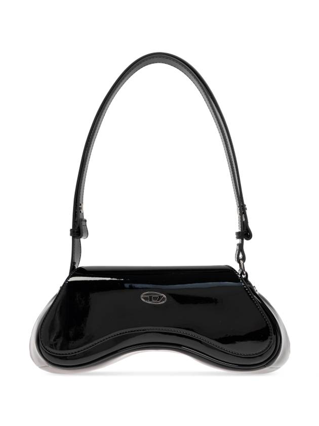 Women's Play Glossy Cross Bag Black - DIESEL - BALAAN 2