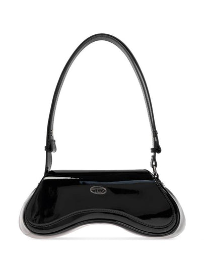 Women's Play Glossy Cross Bag Black - DIESEL - BALAAN 2