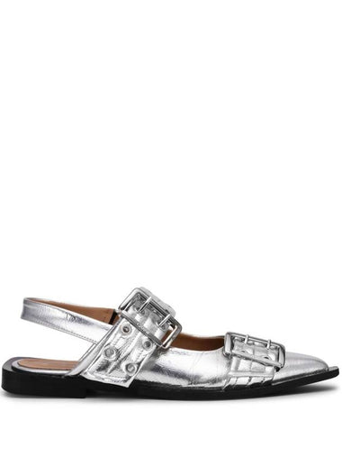 GANNI Sandals Silver - GANNI - BALAAN 1