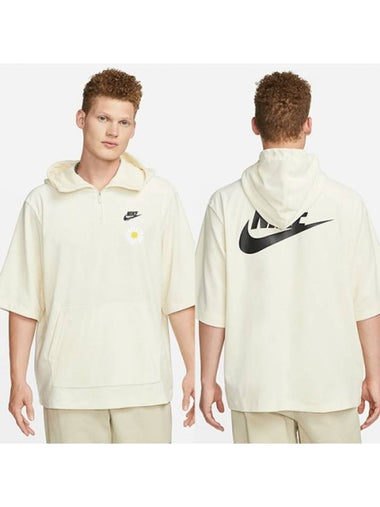 01DM5063113HBR Short Sleep Hooded Short JacketCoconut Milk - NIKE - BALAAN 1