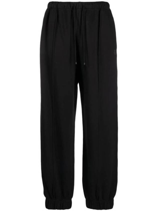 Alicia Keys Jersey Track Pants Black - MONCLER - BALAAN 1