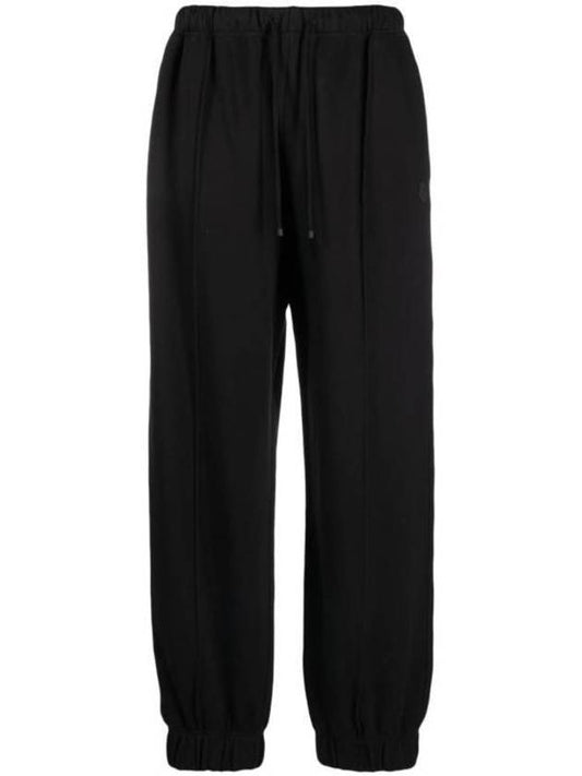 Jersey Track Pants Black - MONCLER - BALAAN 1